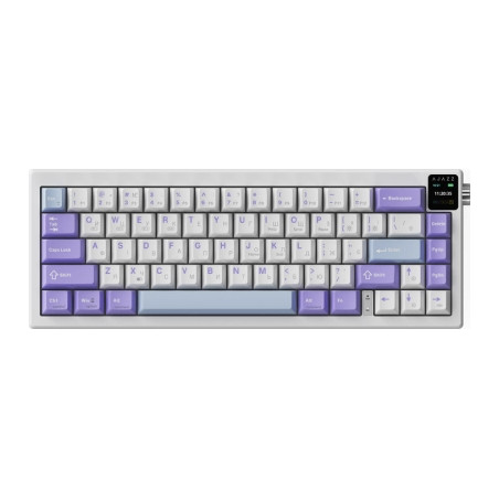 Клавіатура Ajazz AK650 Flying Fish Switch Purple RGB USB/Wireless/Bluetooth UA Purple (AK650-FF-PWB)