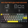 Клавіатура GamePro MK130G Pro Outemu Red Switch Hot-Swap 60 RGB USB/Wireless/Bluetooth Black (MK130G Pro)