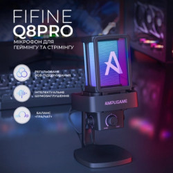 Мікрофон Fifine Ampligame Q8PRO USB Black (Q8PRO)