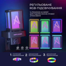 Мікрофон Fifine Ampligame Q8PRO USB Black (Q8PRO)