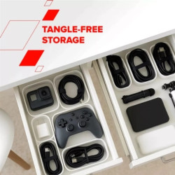 Дата кабель USB-C to USB-C 1.0m OnWire 60CL C-C 60W COLOR Braided 1m Black Canyon (CND-CCAP60AB10B)