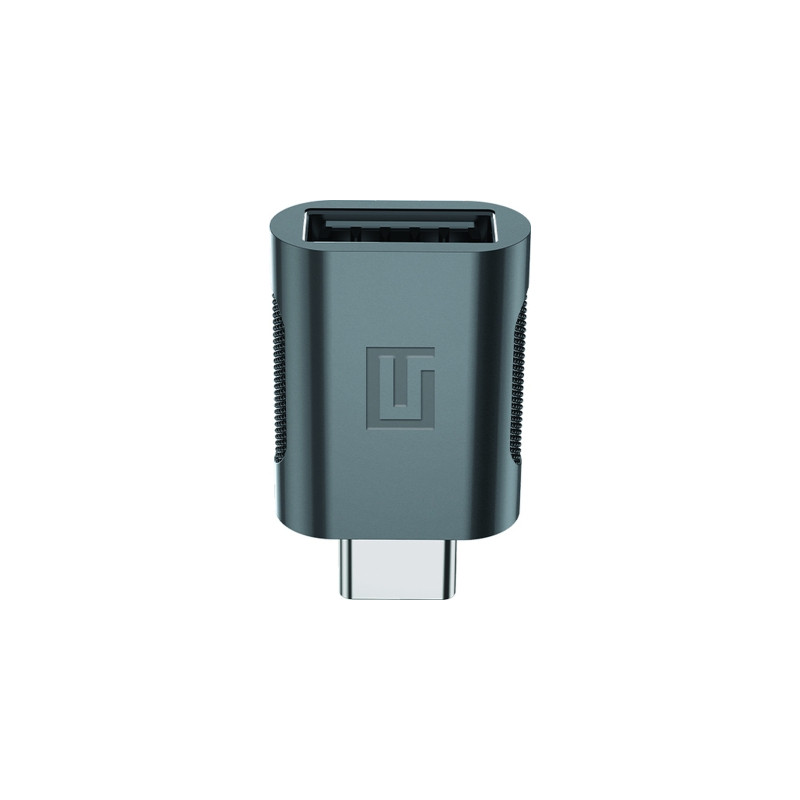 Перехідник OTG USB 2.0 AF to USB-C Space Grey Armorstandart (ARM69356)