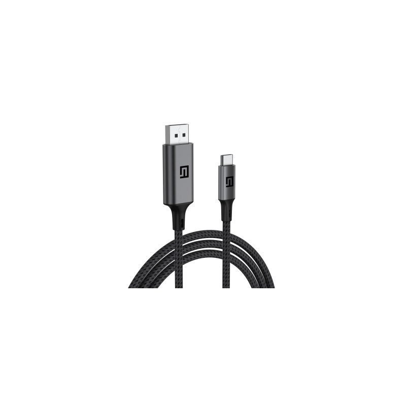 Кабель мультимедійний USB-C to DisplayPort M 2.0m 4K60Hz black Armorstandart (ARM76892)