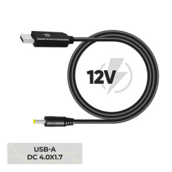 Кабель живлення USB to DC 4.0x1.7mm 12V 0.8m Armorstandart (ARM79301)
