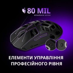Мишка Lorgar Elite MSE90W Wireless/Bluetooth Dark Grey (LRG-MSE90W-DG)
