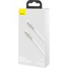 Дата кабель USB-C to Lightning 1.0m Cafule Metal PD 20W white Baseus (CATLJK-A02)