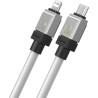 Дата кабель USB-C to Lightning 2.0m CoolPlay Fast Charging 20W white Baseus (CAKW000102)