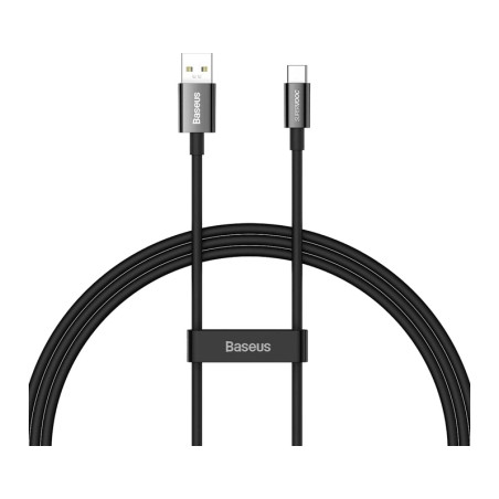 Дата кабель USB 2.0 AM to USB-C 1.0m Superior Fast Charging 60W black Baseus (CAYS000901)