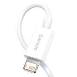 Дата кабель USB 2.0 AM to Lightning 2.0m Superior Fast Charging 2.4A white Baseus (CALYS-C02)