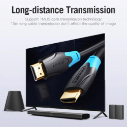 Кабель мультимедійний HDMI M to HDMI M 1.0m V2.0 Vention (AACBF)