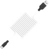 Дата кабель USB 2.0 AM to USB-C 1.0m 2A silicone X21 black+white HOCO (6957531071402)