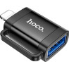 Перехідник OTG Lightning M to USB AF black HOCO (6942007628082)