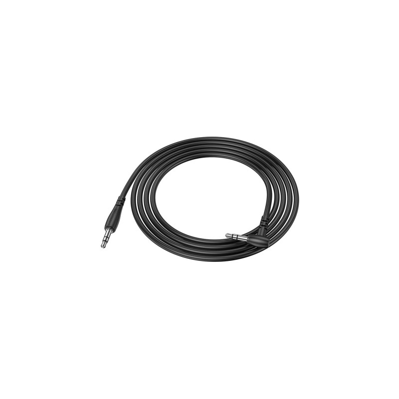 Кабель мультимедійний 3.5mm M to 3.5mm M 2.0m black BOROFONE (6974443382181)