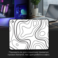 Килимок для мишки GamePro Speed/Control White (MP085AW)