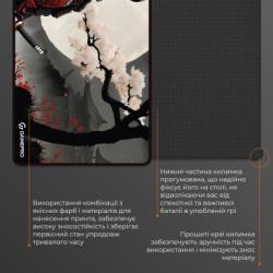 Килимок для мишки GamePro Speed/Control Black-Red (MP275BS)