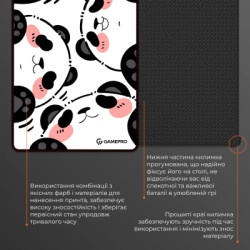 Килимок для мишки GamePro Speed/Control White (MP275WP)