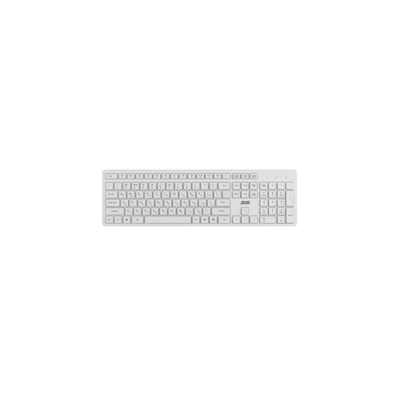 Клавіатура 2E KS260 106key Wireless UA White (2E-KS260WWH_UA)