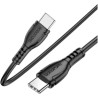 Дата кабель USB-C to USB-C 1.0m 60W Triumph BX51 black BOROFONE (6931474751669)