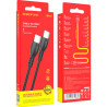 Дата кабель USB-C to USB-C 1.0m 60W Triumph BX51 black BOROFONE (6931474751669)