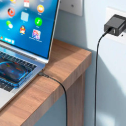 Дата кабель USB-C to USB-C 1.0m 60W Triumph BX51 black BOROFONE (6931474751669)