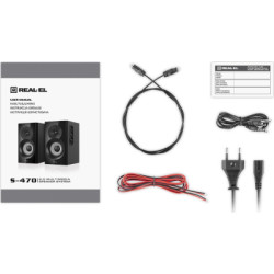 Акустична система REAL-EL S-470 Black (EL121200018)