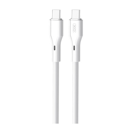 Дата кабель USB-C to USB-C 1.0m 60W Rock XO (NBQ231B_White)
