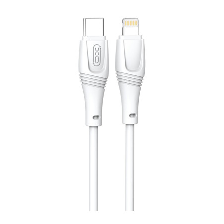 Дата кабель USB-C to Lightning 1.0m 27W High Elastic Zeus XO (NBQ239A_White)