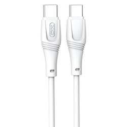 Дата кабель USB-C to USB-C 1.0m 60W High Elastic Zeus XO (NBQ239B_White)