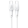 Дата кабель USB-C to USB-C 1.0m 60W High Elastic Zeus XO (NBQ239B_White)