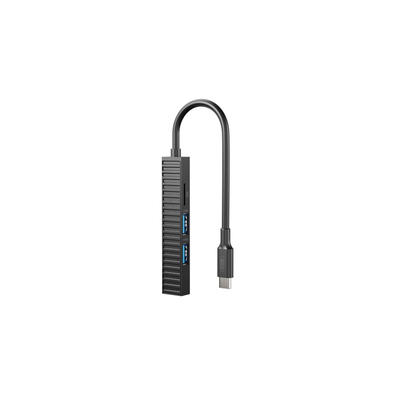 Концентратор XO USB-C 4-in-1 порти XO HUB014B.black (HUB014B.black)