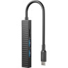 Концентратор XO USB-C 4-in-1 порти XO HUB014B.black (HUB014B.black)