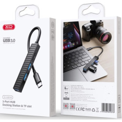 Концентратор XO USB-C 4-in-1 порти XO HUB014B.black (HUB014B.black)
