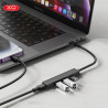 Концентратор XO USB-C 4-in-1 порти XO HUB014B.black (HUB014B.black)