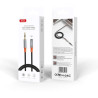 Кабель мультимедійний 3.5mm M to 3.5mm F 1.0m black XO (NB-R269A.black)