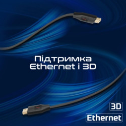 Кабель мультимедійний HDMI M to HDMI M 10.0m V2.0 black Promate (prolink4k60-10m)