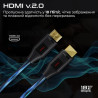 Кабель мультимедійний HDMI M to HDMI M 10.0m V2.0 black Promate (prolink4k60-10m)