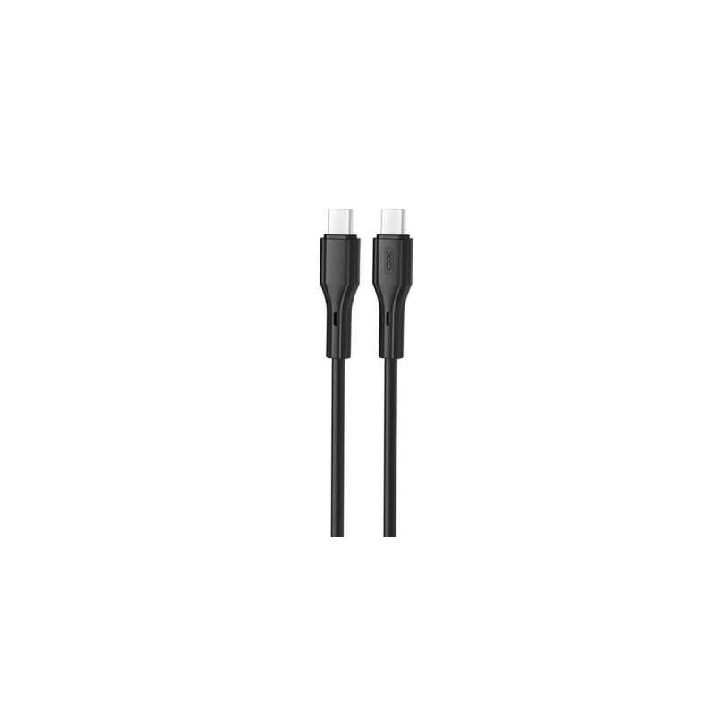 Дата кабель USB-C to USB-C 1.0m XO (NBQ231B-CC.black)
