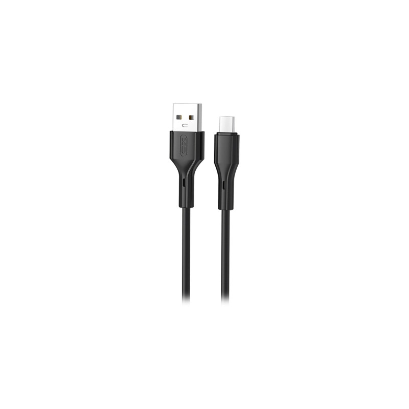 Дата кабель USB 2.0 AM to USB-C 1.0m black XO (NB230-AC.black)
