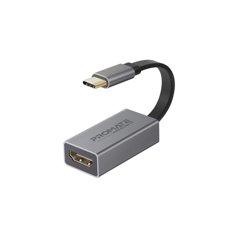 Перехідник USB-C to HDMI 4K30Hz grey Promate (medialink-h1.grey)
