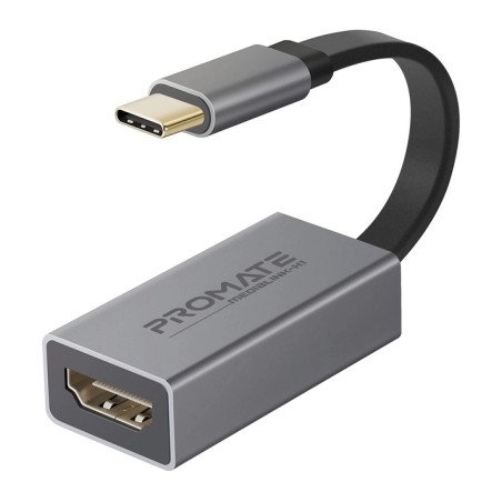 Перехідник USB-C to HDMI 4K30Hz grey Promate (medialink-h1.grey)
