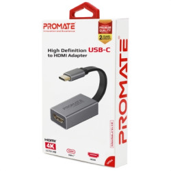 Перехідник USB-C to HDMI 4K30Hz grey Promate (medialink-h1.grey)