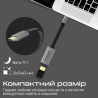 Перехідник USB-C to HDMI 4K30Hz grey Promate (medialink-h1.grey)
