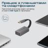 Перехідник USB-C to HDMI 4K30Hz grey Promate (medialink-h1.grey)