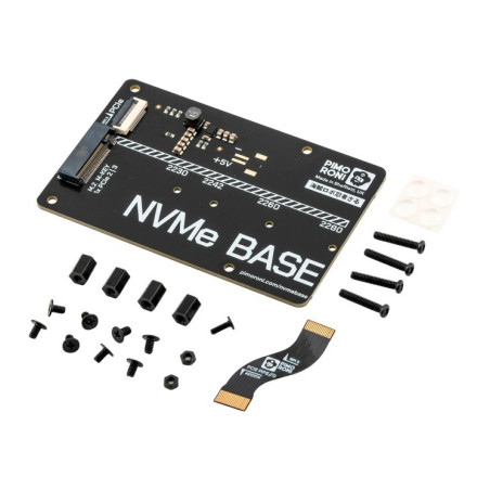 Плата розширення для Мікро ПК Pimoroni Плата розширення NVMe Base для Raspberry Pi 5 (PIM699)