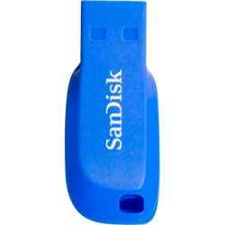 USB флеш накопичувач SanDisk 64GB Cruzer Blade Electric Blue USB 2.0 (SDCZ50C-064G-B35BE)