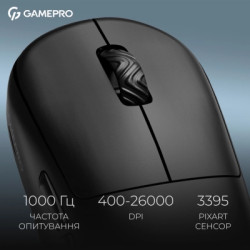 Мишка GamePro Asgard Loki Wireless/USB Black (GM022B)