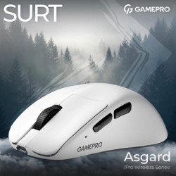 Мишка GamePro Asgard Surt Wireless/Bluetooth/USB White (GM017W)