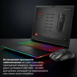 Мишка GamePro Genesis Ranker Wireless/Bluetooth/USB Black (GM012B)