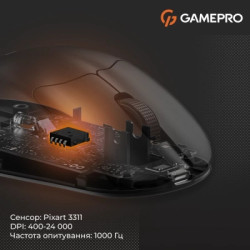Мишка GamePro Genesis Avenger Wireless/Bluetooth/USB Black (GM096B)