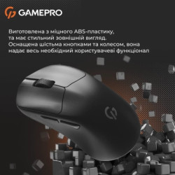 Мишка GamePro Genesis Avenger Wireless/Bluetooth/USB Black (GM096B)